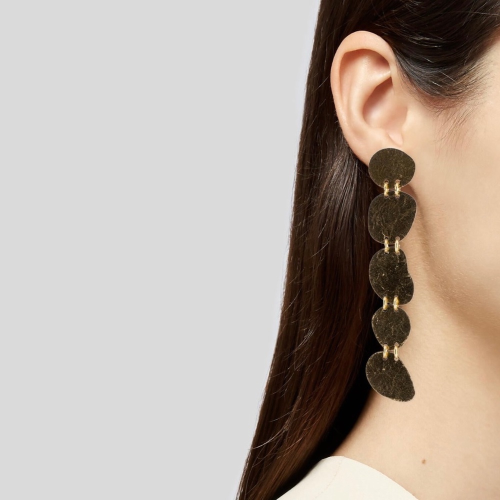 Cult Gaia nadia textured drop earring
